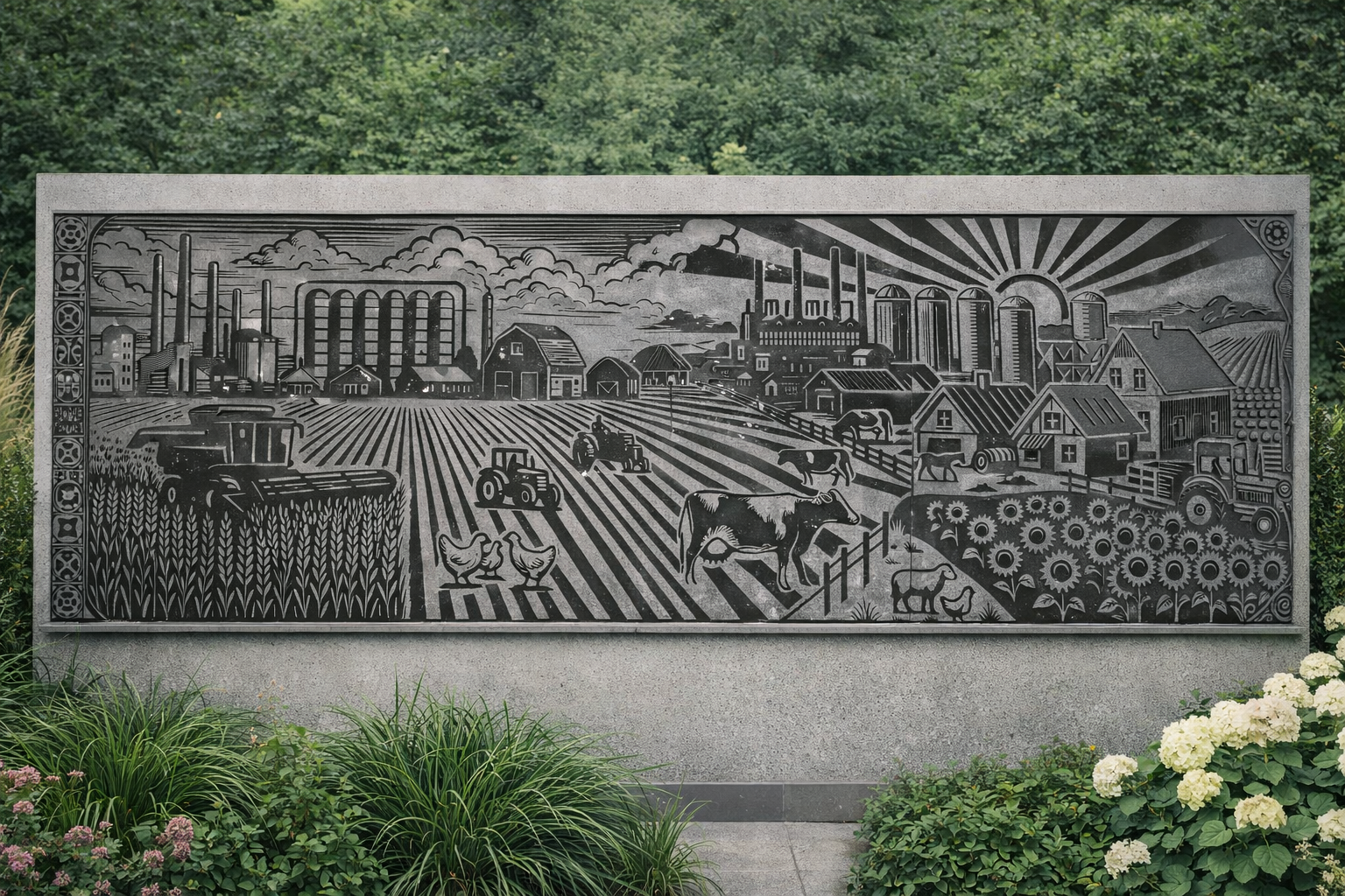 Барельеф — пример 1